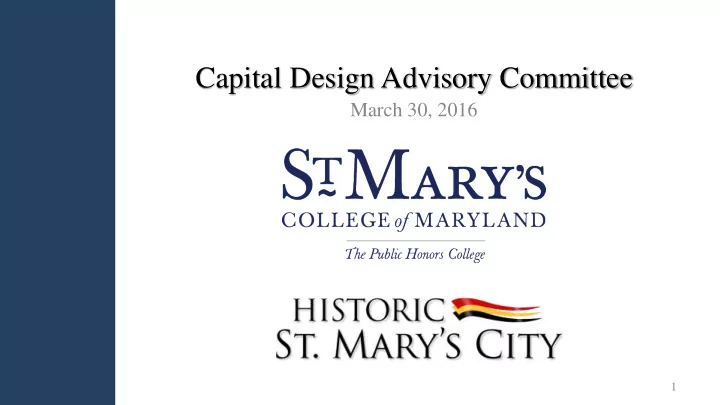 capital design advisory committee