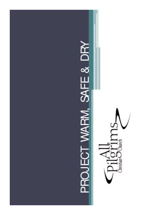 Y  PROJECT WARM, SAFE &amp; DR  2  Building Vision Timeline  Building feasibility study