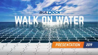 2019  COMPANY OVERVIEW  COMPANY OVERVIEW The BulDock brand was born during the  construction by