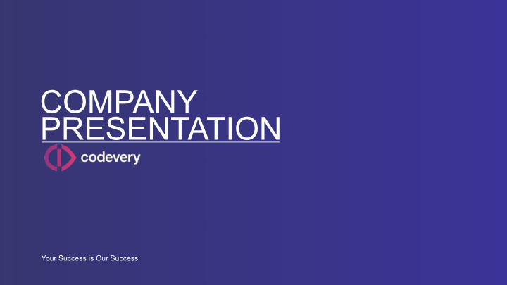 company p resentation