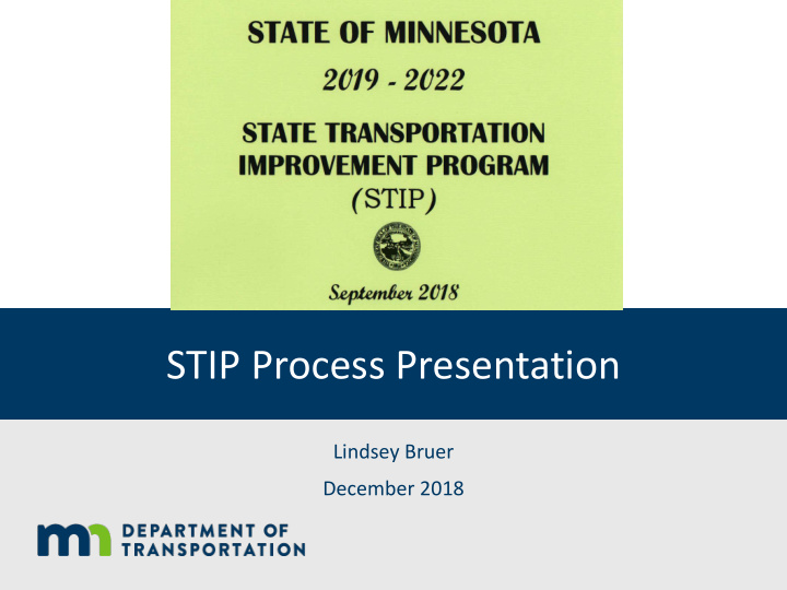 stip process presentation