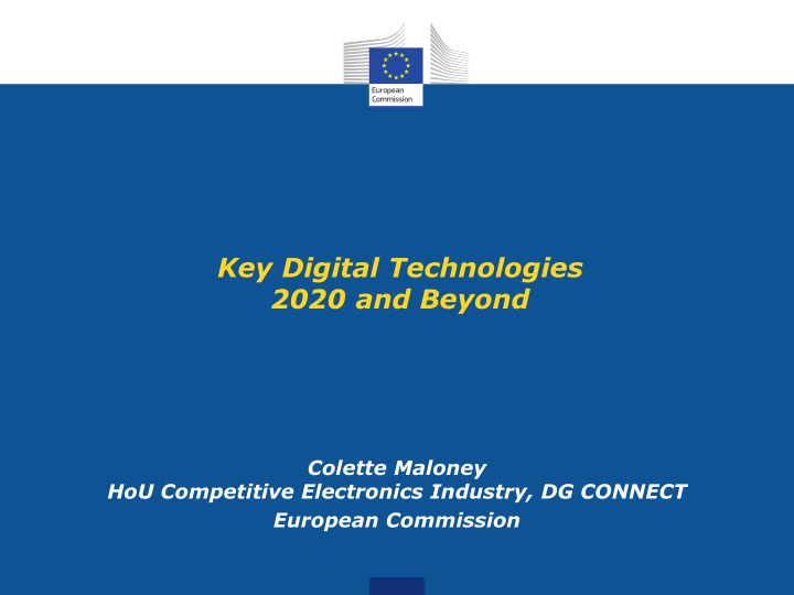 key digital technologies 2020 and beyond