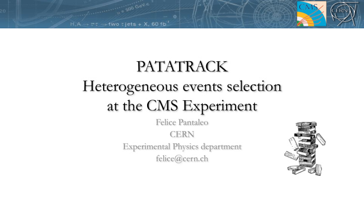 heterogeneous events selection