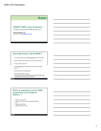 ywvutsrqponmlkjihgfedcaWTSRPONMLIFDC  Do you require and temporary construction easements ?