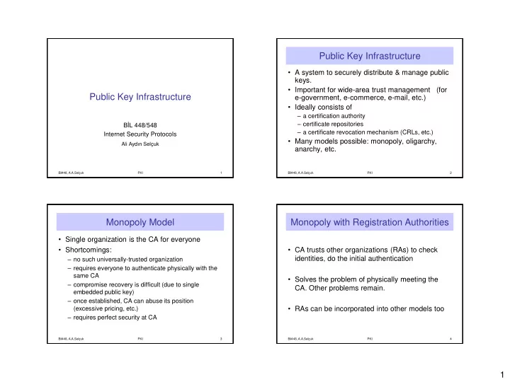 public key infrastructure