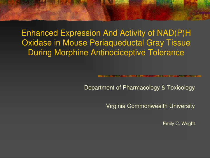enhanced expression and activity of nad p h oxidase in
