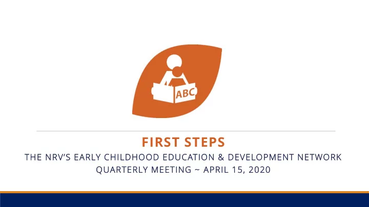first steps