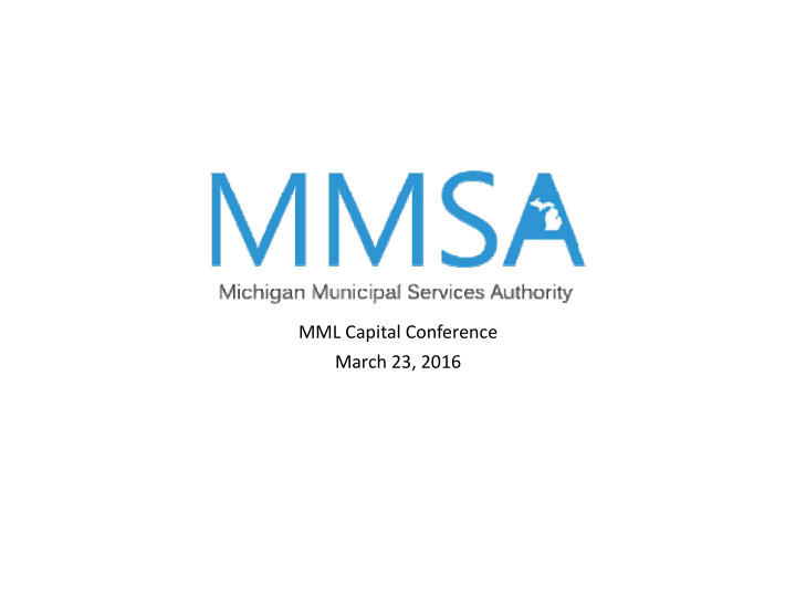 mml capital conference march 23 2016 agenda