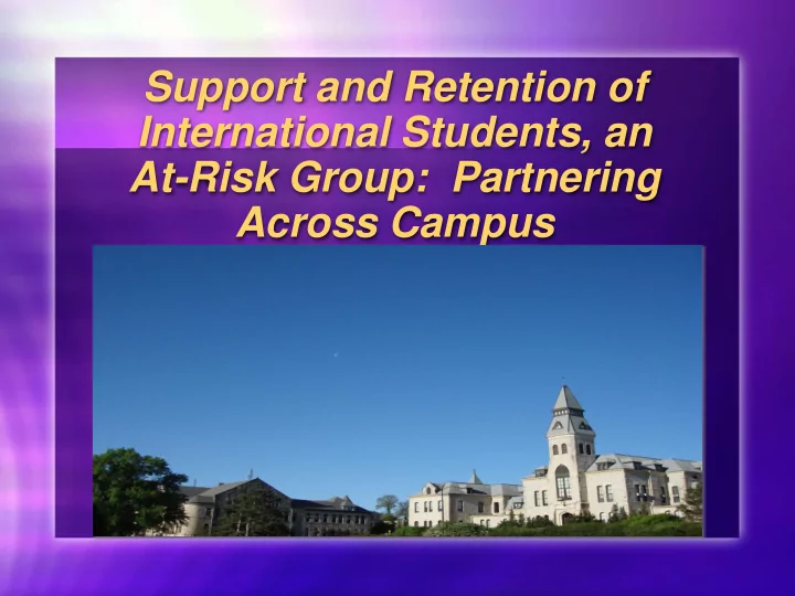 at risk group partnering