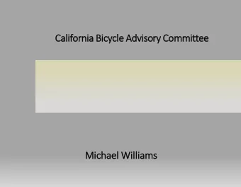 Advisory Bike Lanes  A Path Forward  Michael W  Williams  s  Presentation  Introduction &amp;
