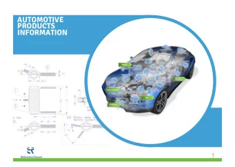 AUTOMOTIVE  PRODUCTS INFORMATION 1 !  Business Structure PRODUCT INFORMATION 2 ! Customised