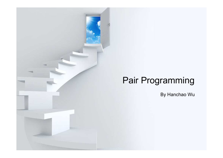 pair programming