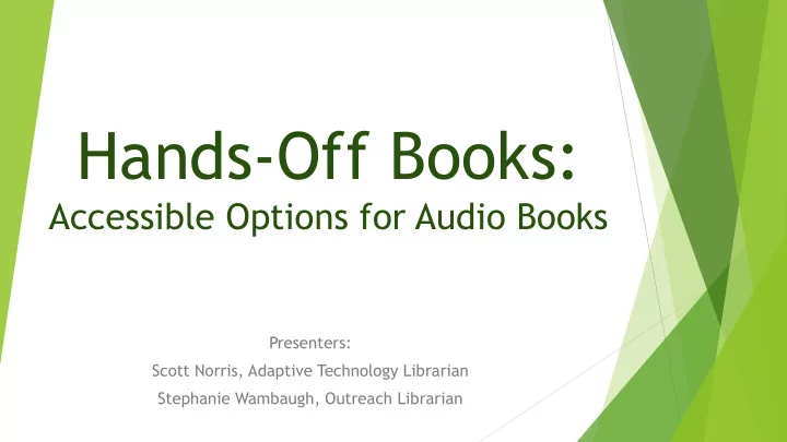 hands off books