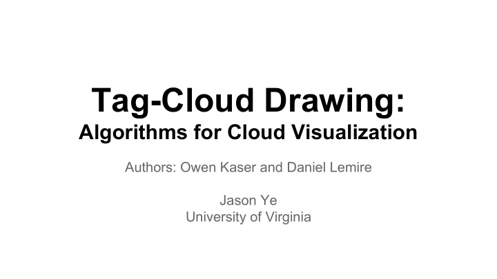 tag cloud drawing
