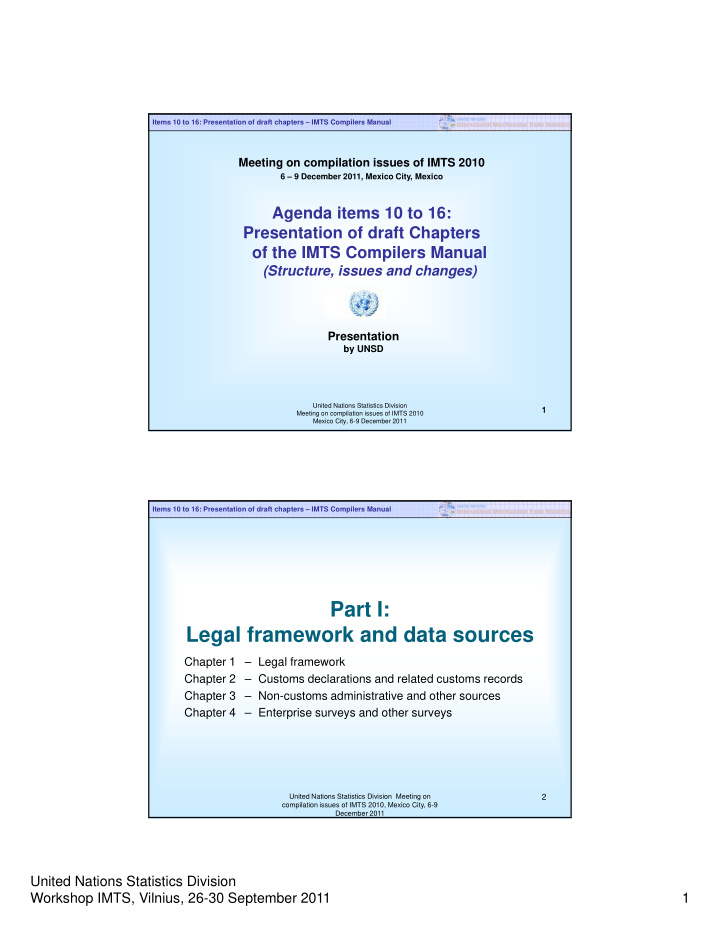 part i part i legal framework and data sources