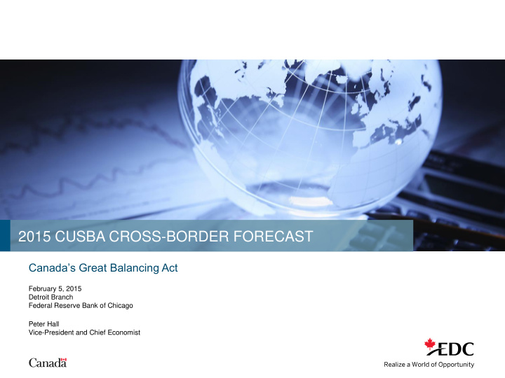 2015 cusba cross border forecast