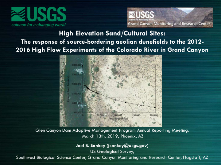 high elevation sand cultural sites