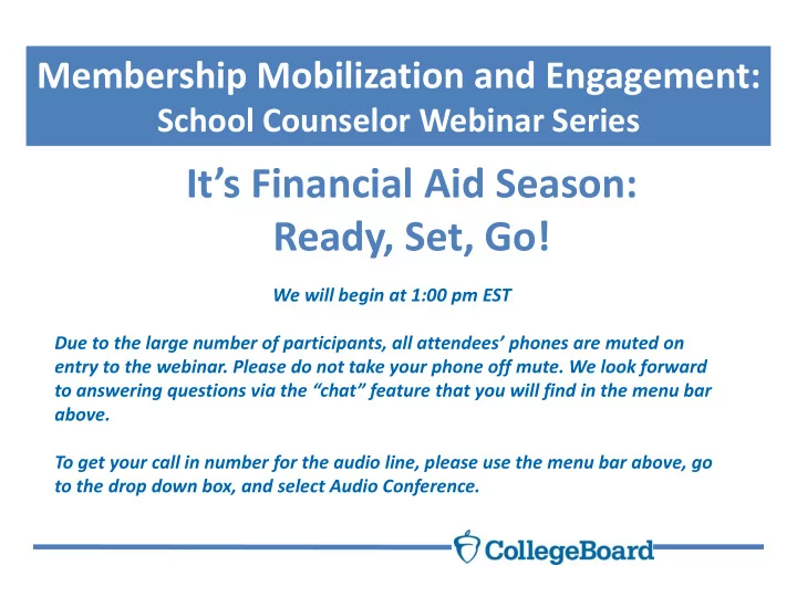 it s financial aid season