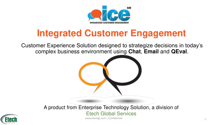 integrated customer engagement