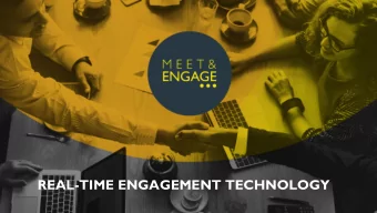REAL-TIME ENGAGEMENT TECHNOLOGY  info@meetandengage.com  meetandengage.com SOME OF OUR CLIENTS