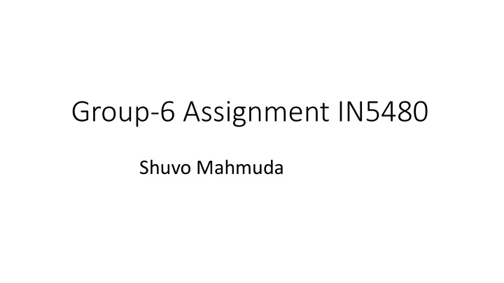group 6 assignment in5480