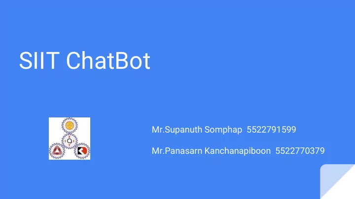 siit chatbot