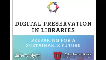 Jeremy Myntti  #WDPD2019 The Singularity is Near by Ray Kurzweil  Information lasts only so long as