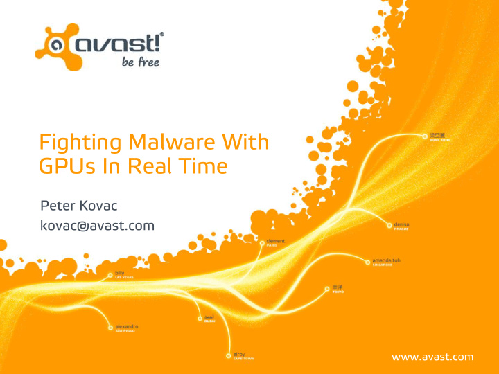 fighting malware with gpus in real time