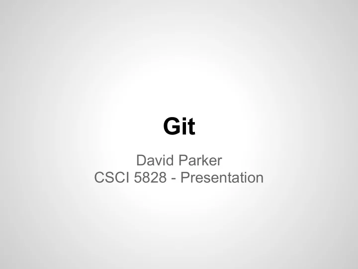 git
