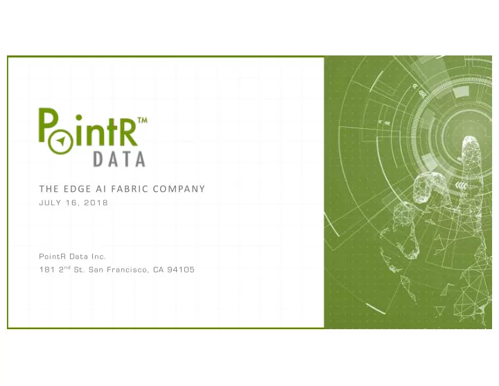 the edge ai fabric company