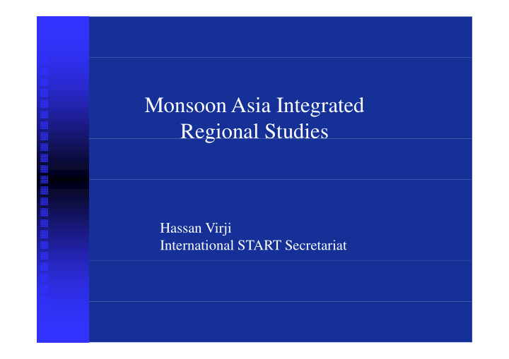m monsoon asia integrated a i i d regional studies g