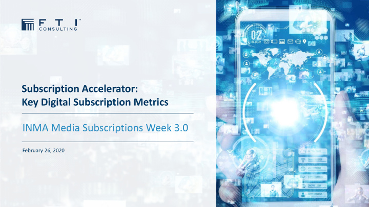 key digital subscription metrics