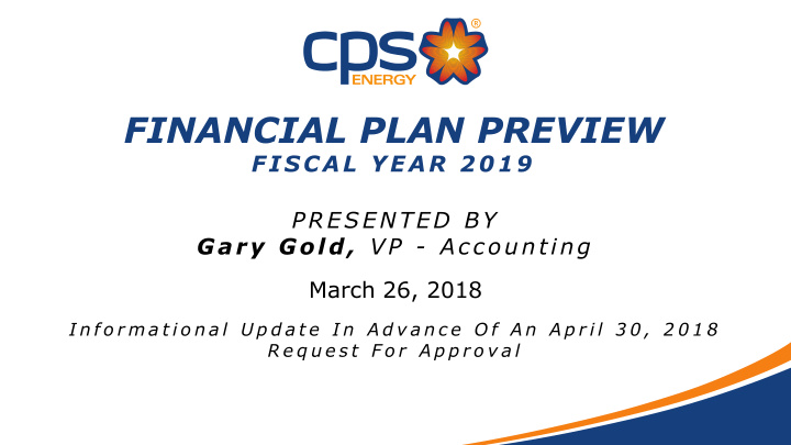 financial plan preview