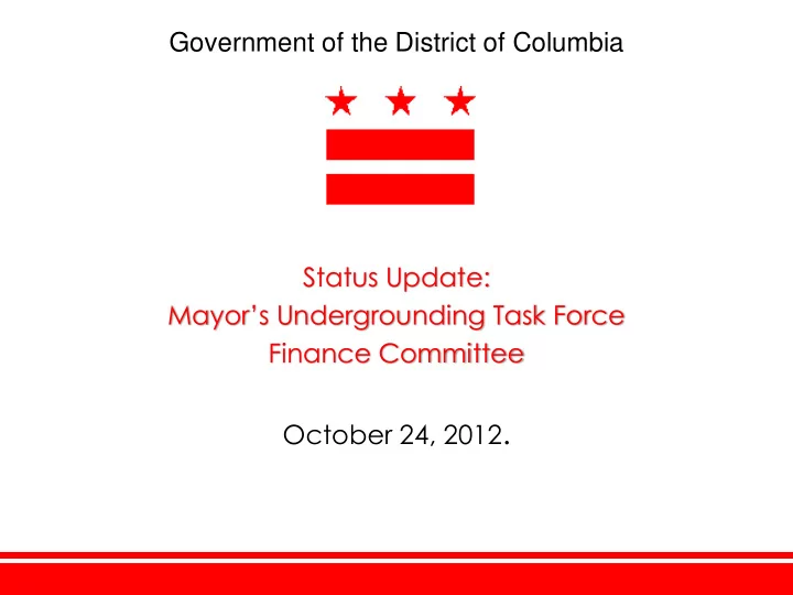 october 24 2012 the committee is examining project