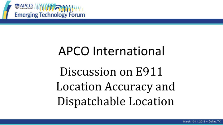 apco international