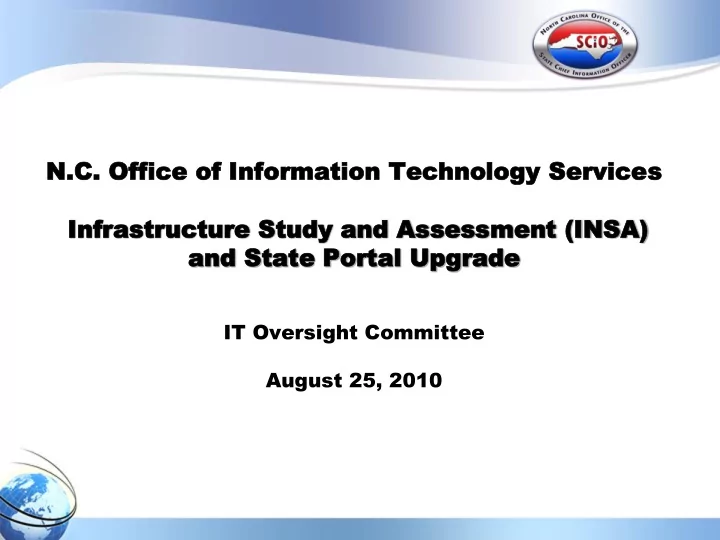 n n c c of office of i fice of info nformation te rmation
