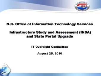 N.  N.C.  C. Of  Office of I  fice of Info  nformation Te  rmation Tech  chno  nology  logy Se