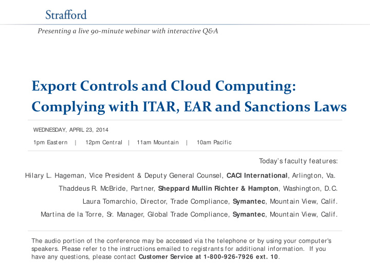 export controls and cloud computing complying with itar