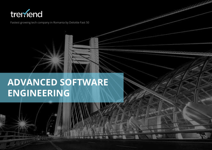 advanced software engineering