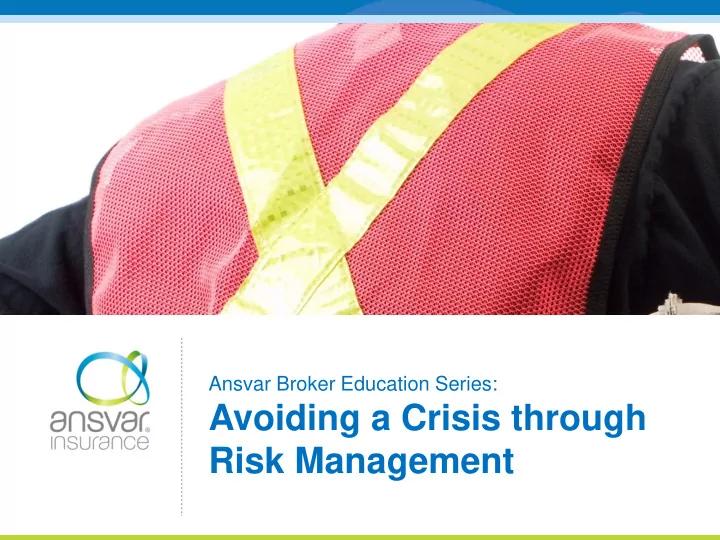 risk management warren hutcheon