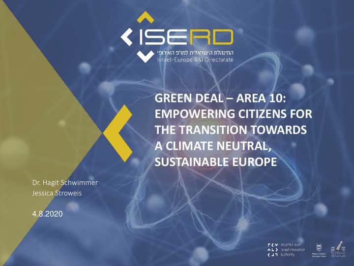green deal area 10 empowering citizens for the transition