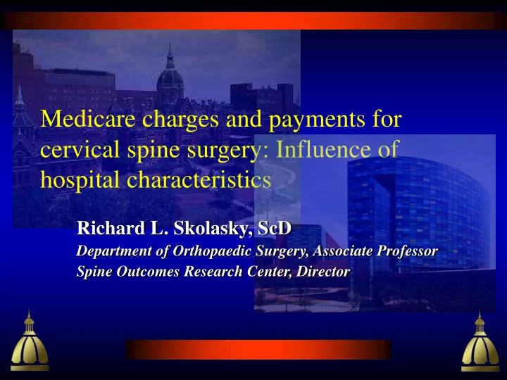hospital characteristics