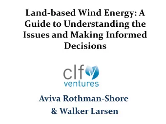 Guide to Understanding the  Issues and Making Informed Decisions  Aviva Rothman-Shore  &amp; Walker