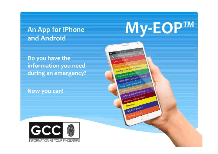 my eop