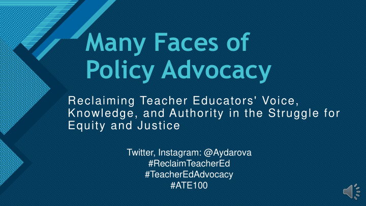 many faces of policy advocacy