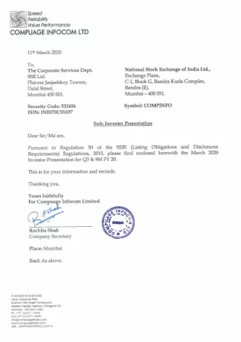 .  .  .  j Company Secretary  Place:  Mumbai  above.  End:  As  Ic  G401/602  D  -  6  0  1  /  6