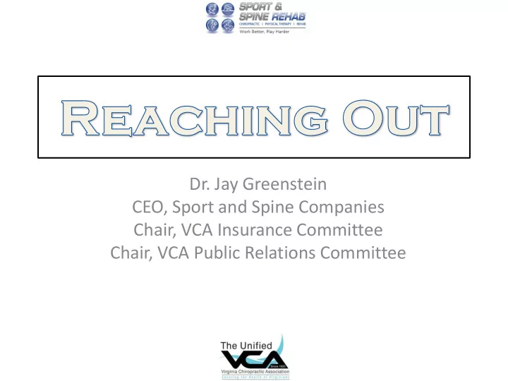 dr jay greenstein