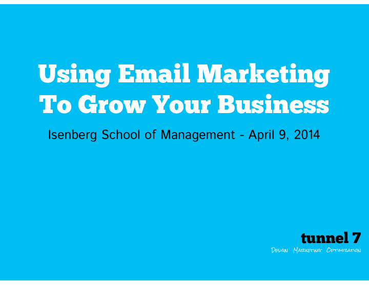 using email marketing to grow your business