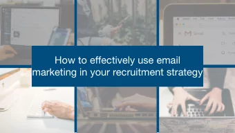 How to effectively use email  marketing in your recruitment strategy  Agenda  Leads  Core