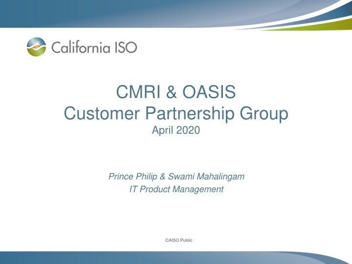 customer partnership group